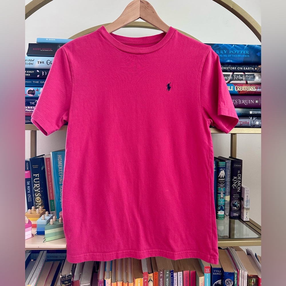 Polo Ralph Lauren Fuscia Logo Tee 💗🐎